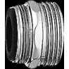 Neoperl verloop M24 buitendraad x 3/4" buitendraad