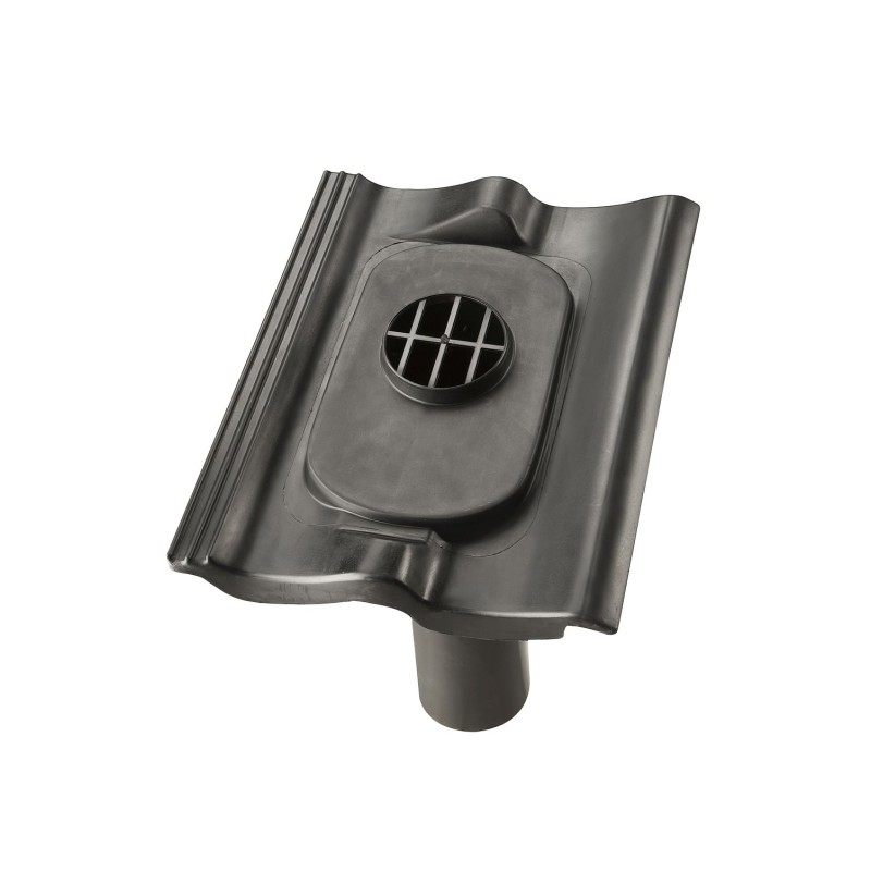 Ubbink Rioolontspanningspan Sneldek 5 -55 graden 1-pans (SND-R1) zwart