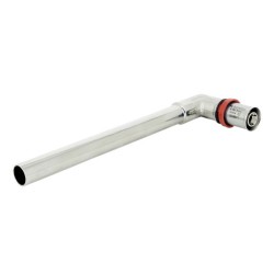 BONFIX Alu-pers radiatorbocht 16 x 15 mm buis L15 cm