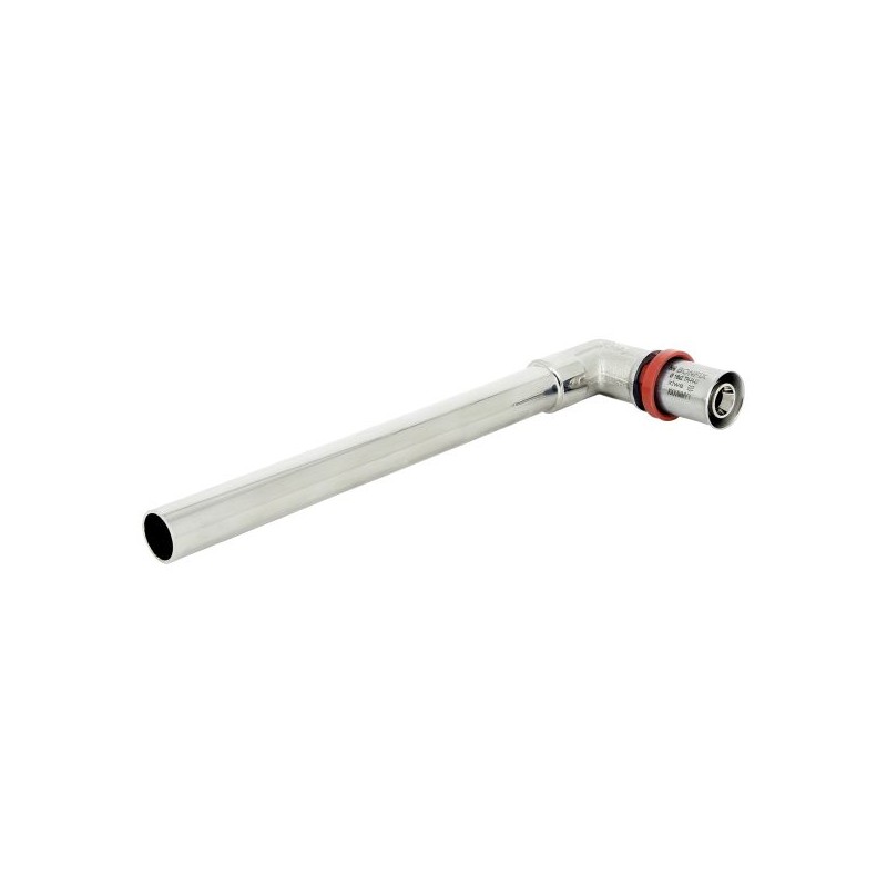 BONFIX Alu-pers radiatorbocht 16 x 15 mm buis L15 cm