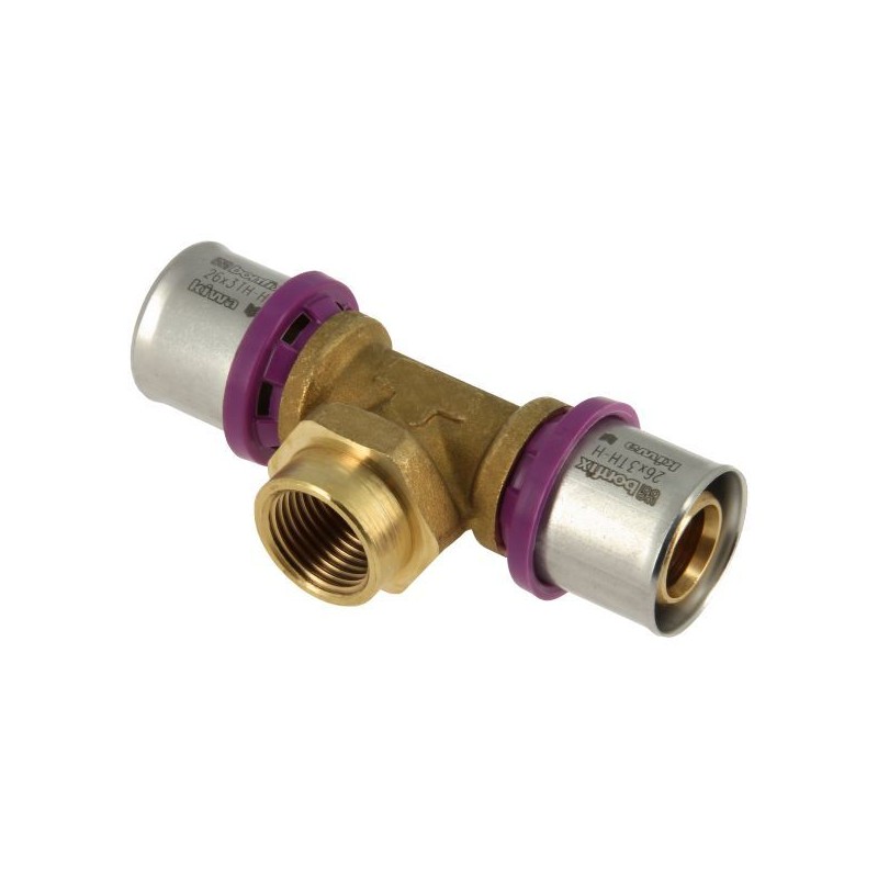 BONFIX Alu-pers T-stuk 26 x 3/4" bi.dr. x 26 mm