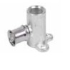 MultiTubo Persfitting metaal vertind muurplaat 20 x 3/4" bi.dr. hoog