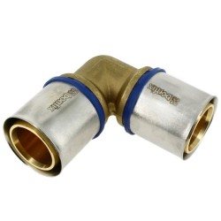 BONFIX Alu-pers kniekoppeling 40 x 40 mm