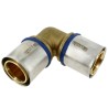 BONFIX Alu-pers kniekoppeling 40 x 40 mm