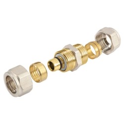 BONFIX Alu-knel rechte verloopkoppeling 16 x 15 mm knel