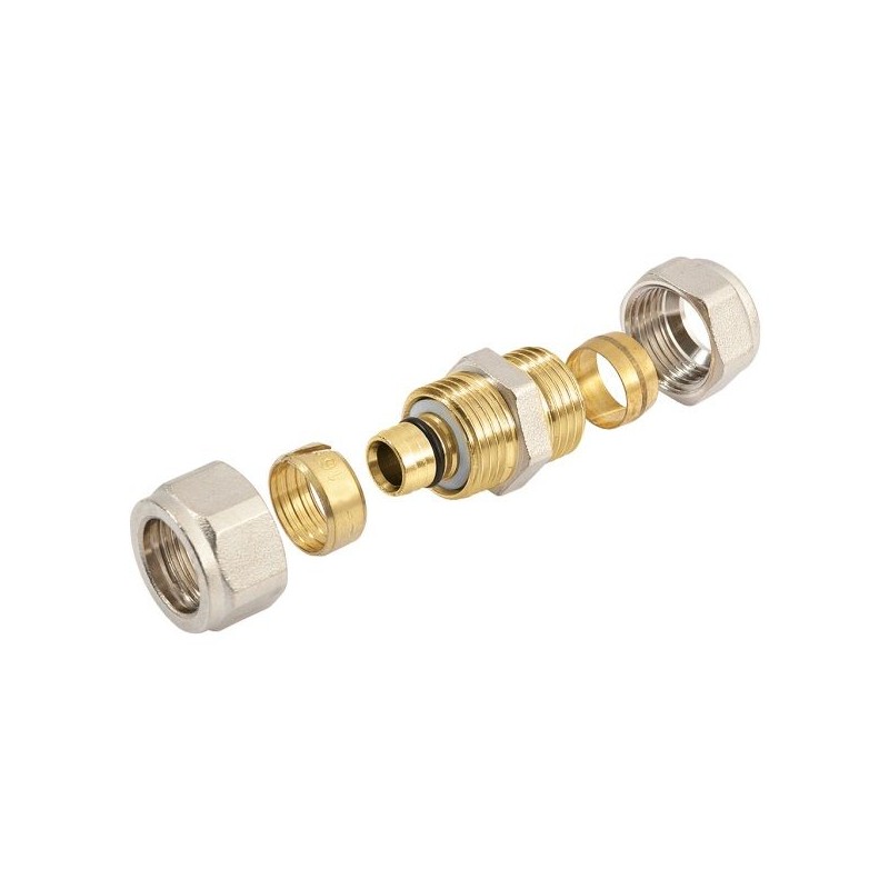 BONFIX Alu-knel rechte verloopkoppeling 16 x 15 mm knel