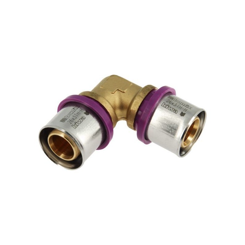 BONFIX Alu-pers kniekoppeling 26 x 26 mm