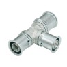 MultiTubo Persfitting G2 metaal vertind T-stuk 20 x 16 x 16 mm