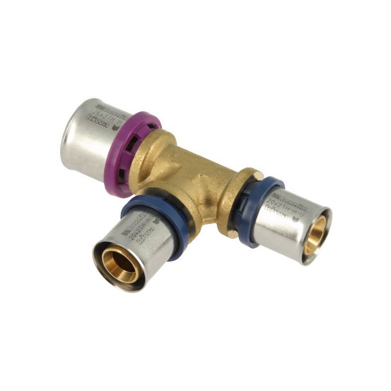 BONFIX Alu-pers verloop T-stuk 26 x 20 x 20 mm