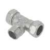 Bonfix T-stuk 22 x 3/4" bt.dr. x 22 - vertind