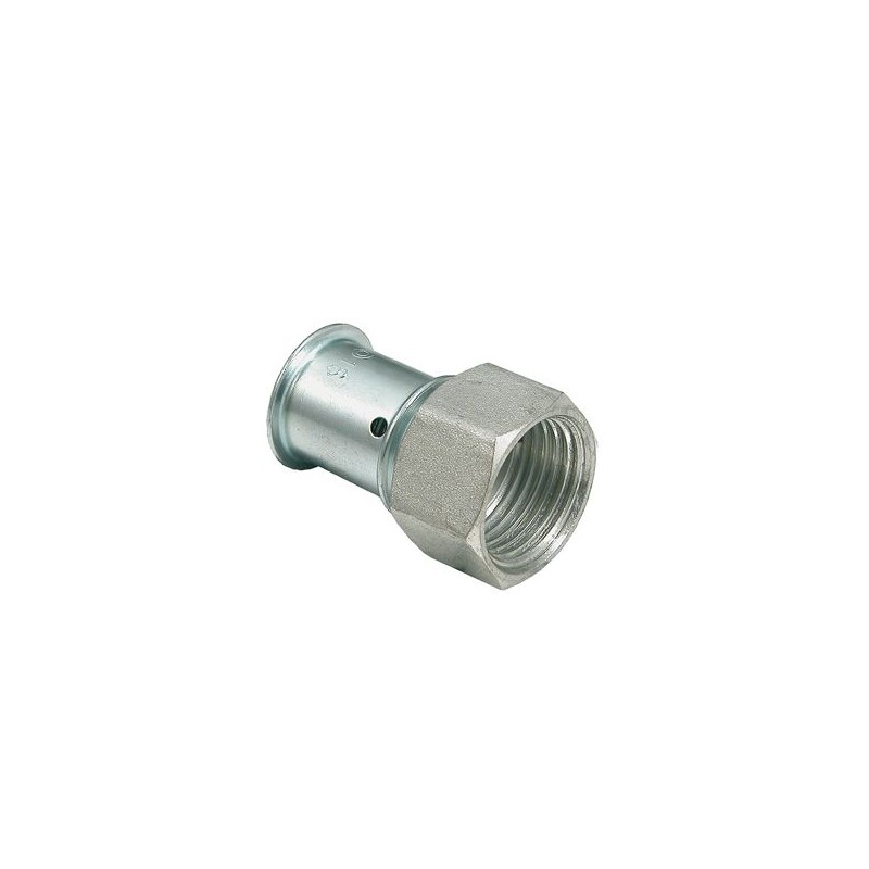 MultiTubo Persfitting metaal vertind schroefbus 25 x 3/4" bi.dr.