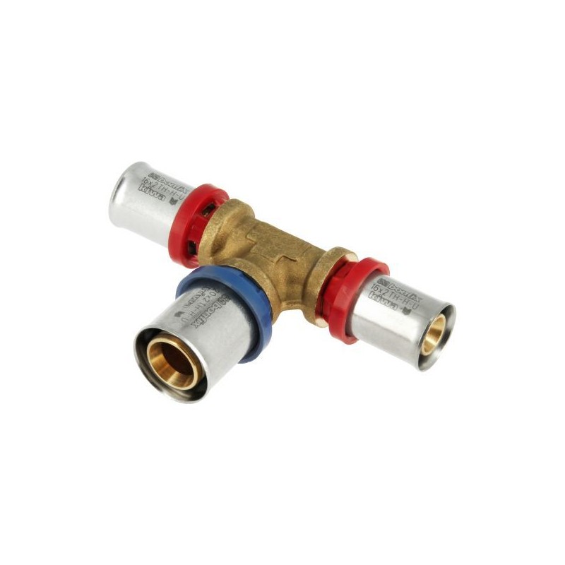 BONFIX Alu-pers verloop T-stuk 16 x 20 x 16 mm
