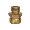 Hasmi Verloopnippel messing Shell Links x 3/8" buitendraad