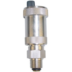 Riko vlotterontluchter 3/8" + waterslot - chroom