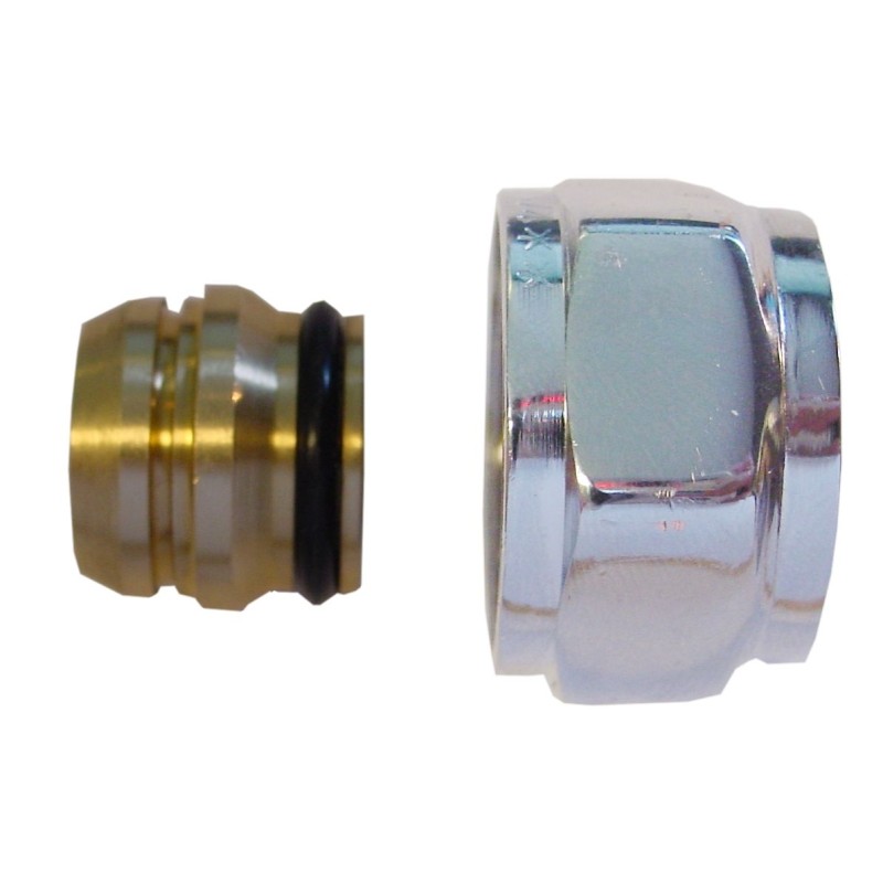 Riko luxe adaptor 15mm chroom
