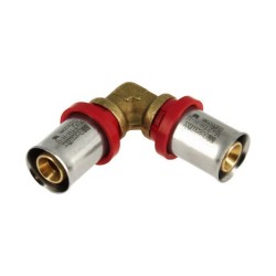BONFIX Alu-pers kniekoppeling 16 x 16 mm