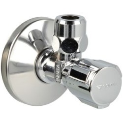 Shell Hoekstopkraan 1/2" x 10 met rozet  049170699