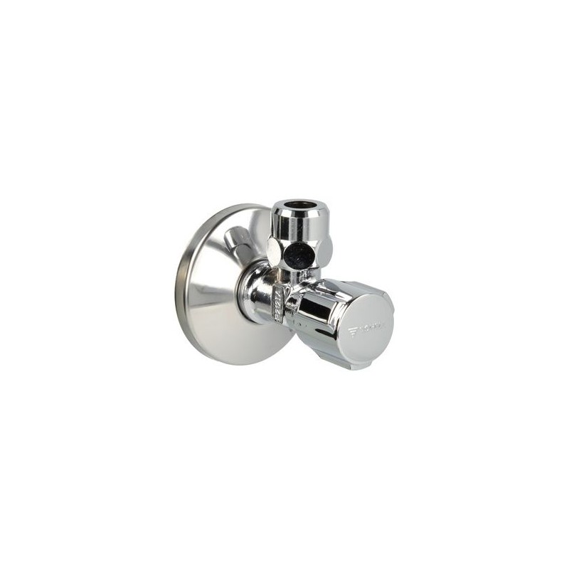 Shell Hoekstopkraan 1/2" x 10 met rozet  049170699