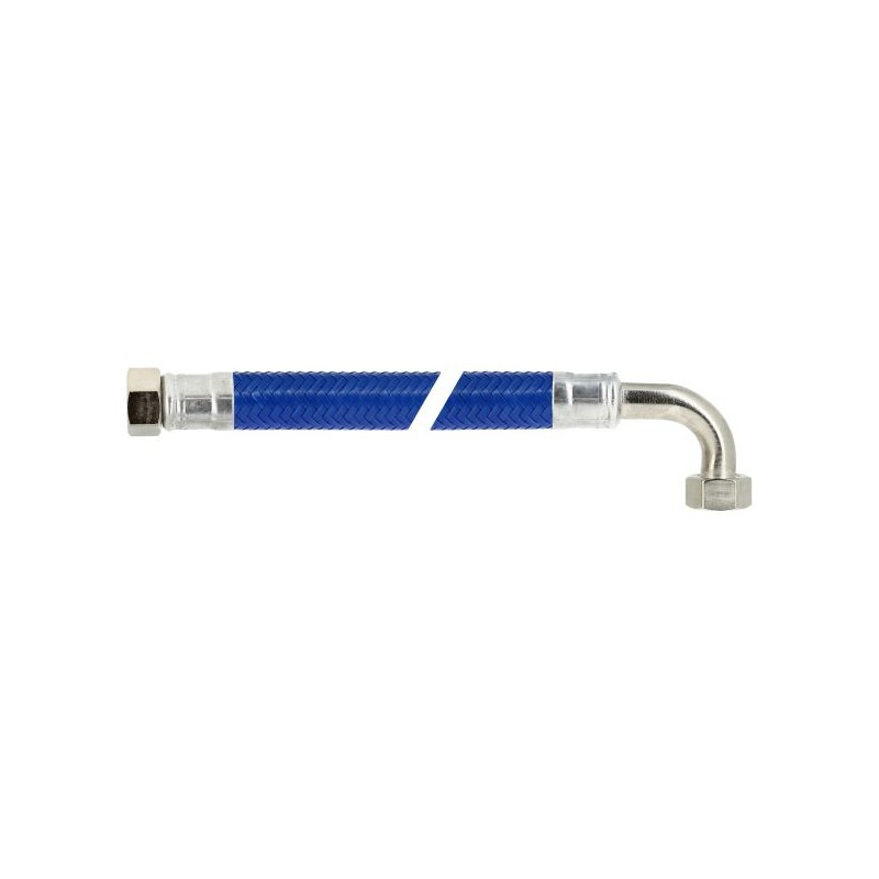 BONFIX EPDM flexibele slang 50cm 3/4" bi x 3/4" bi blauw haaks