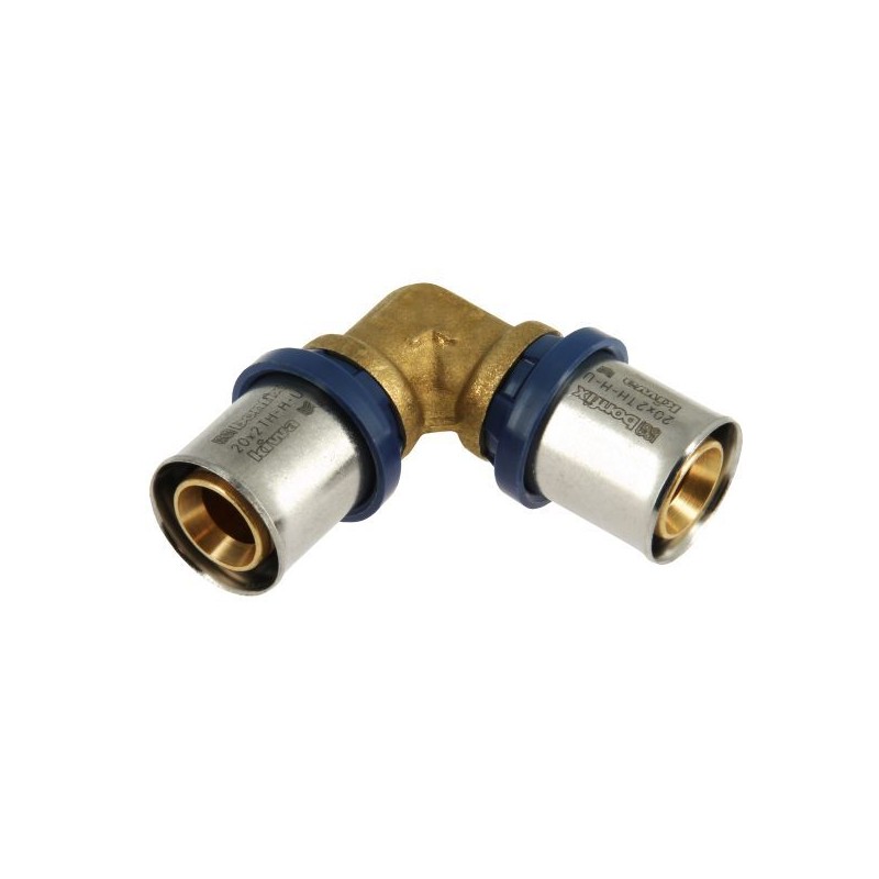 BONFIX Alu-pers kniekoppeling 20 x 20 mm