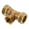 BONFIX Knel messing T-stuk 12 x 1/2" bi.dr. x 12 mm 