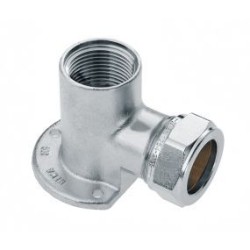BONFIX Knel vertinde muurplaat 3/4" bi.dr. x 22 mm  