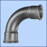 zwart malleable lange bocht nr.2 bi.dr x bi.dr. 3/8"