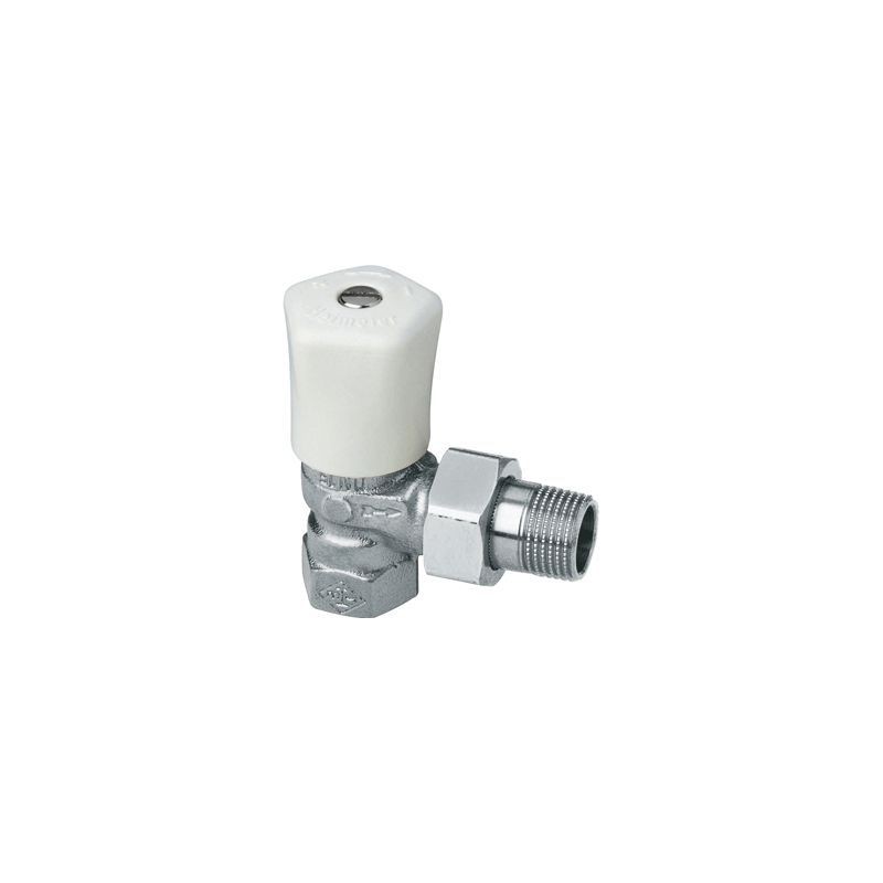 Heimeier radiatorkraan 3/8" Haaks