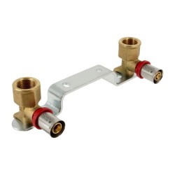 BONFIX Alu-pers muurplaatbeugel 1/2" bi.dr. x 16 mm (47mm)