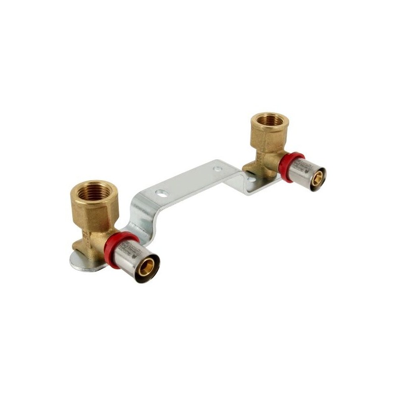 BONFIX Alu-pers muurplaatbeugel 1/2" bi.dr. x 16 mm (47mm)