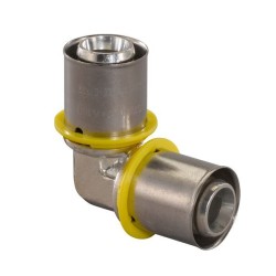Uponor MLC-G gas perswknie 90gr. 20x20