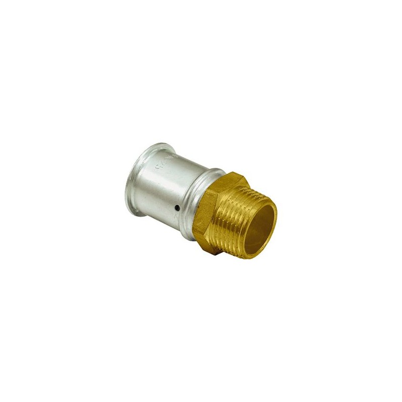 MultiTubo Persfitting metaal messing 25 x 22mm CU