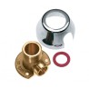 BONFIX Soldeer messing muurplaat + rozet 1/2" x 12 mm