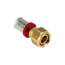 BONFIX Alu-pers 2-delige koppeling met moer 1/2" bi. x 16 mm