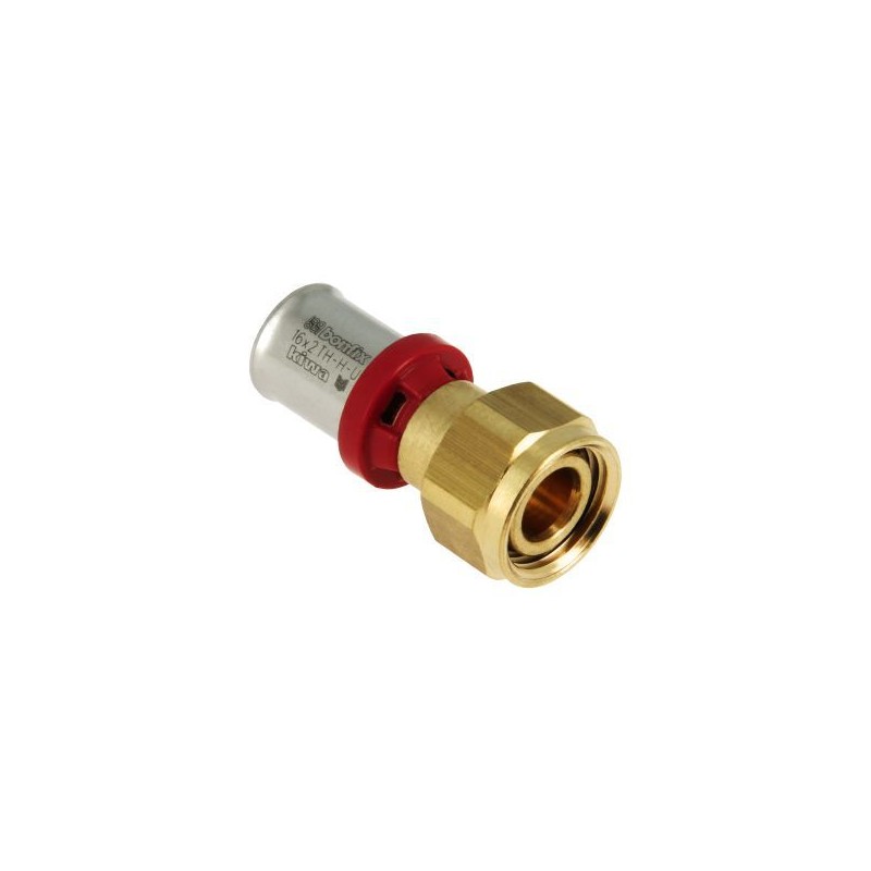 BONFIX Alu-pers 2-delige koppeling met moer 1/2" bi. x 16 mm