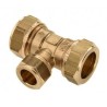 BONFIX Knel messing T-stuk 28 x 15 x 28 mm 