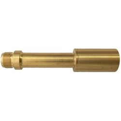 Soldeerbranderbek 19mm recht M15 buitendraad