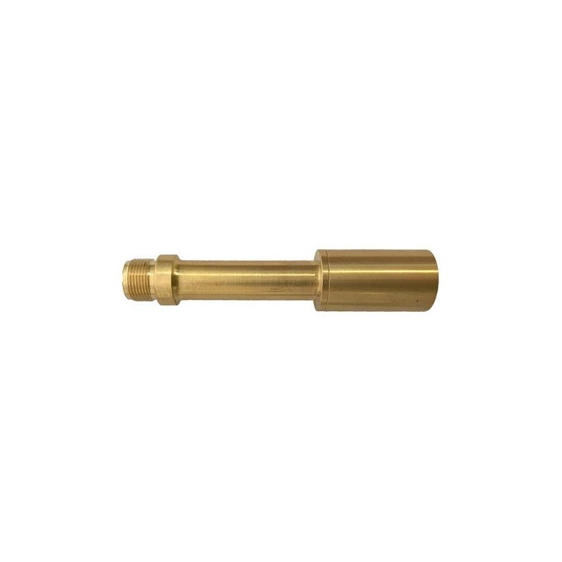 Soldeerbranderbek 19mm recht M15 buitendraad