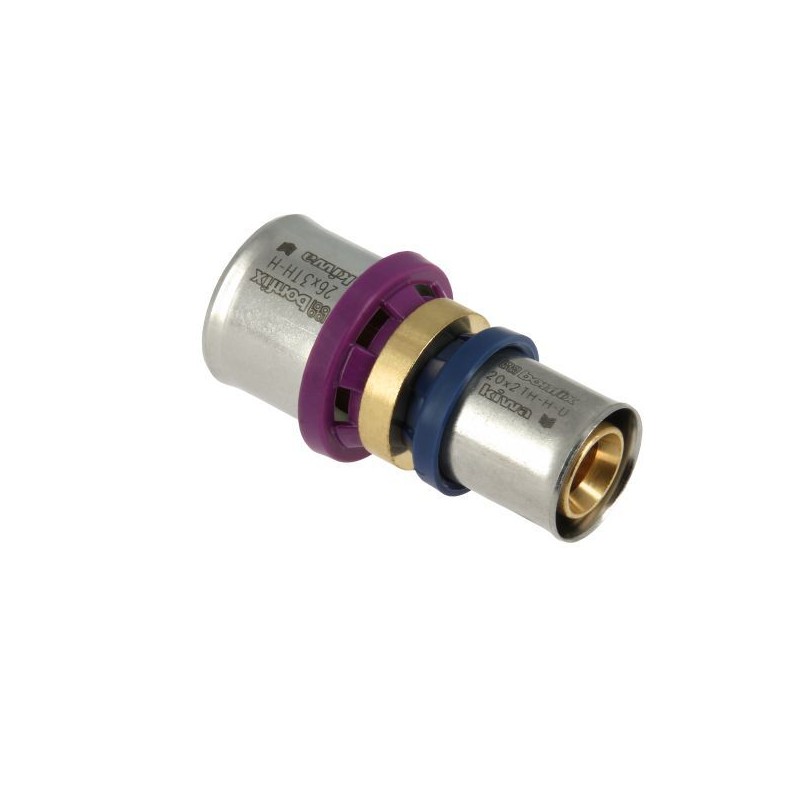 BONFIX Alu-pers rechte verloopkoppeling 26 x 20 mm