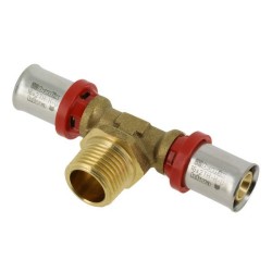 BONFIX Alu-pers T-stuk 16 x 1/2" bu.dr. x 16 mm