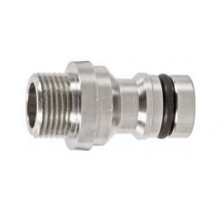 Geka Plus - nikkel - aansluitplug met bu.dr. 1/2 710AX