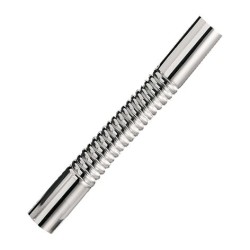 muurbuis recht buigbaar 32mm chroom