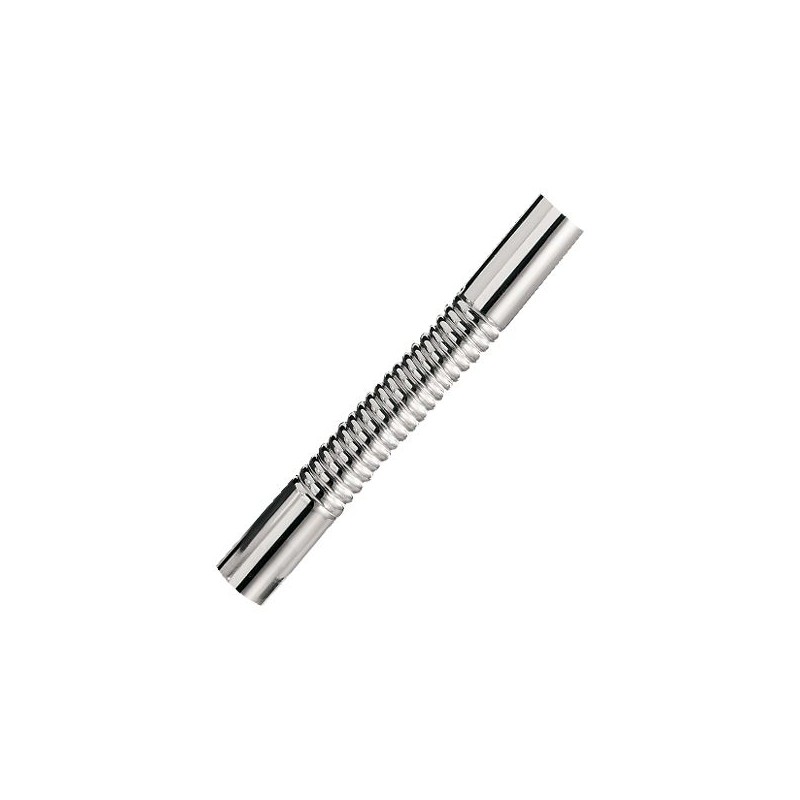 muurbuis recht buigbaar 32mm chroom