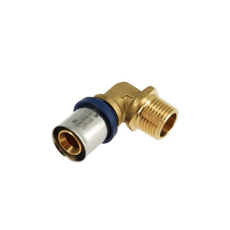 BONFIX Alu-pers kniekoppeling 3/4" bu.dr. x 20 mm