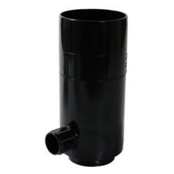 Nicoll PVC-Ti regentonvulautomaat met 1" aansluiting zwart Ø80