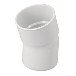 Nicoll PVC-Ti bocht 20 graden mof-spie wit Ø80