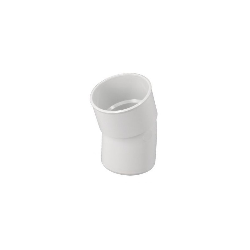 Nicoll PVC-Ti bocht 20 graden mof-spie wit Ø80