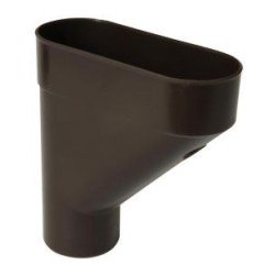 Nicoll PVC-Ti verzamelbak bruin Ø80