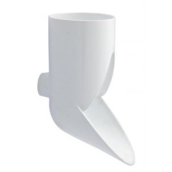Nicoll PVC-Ti uitloop wit Ø100