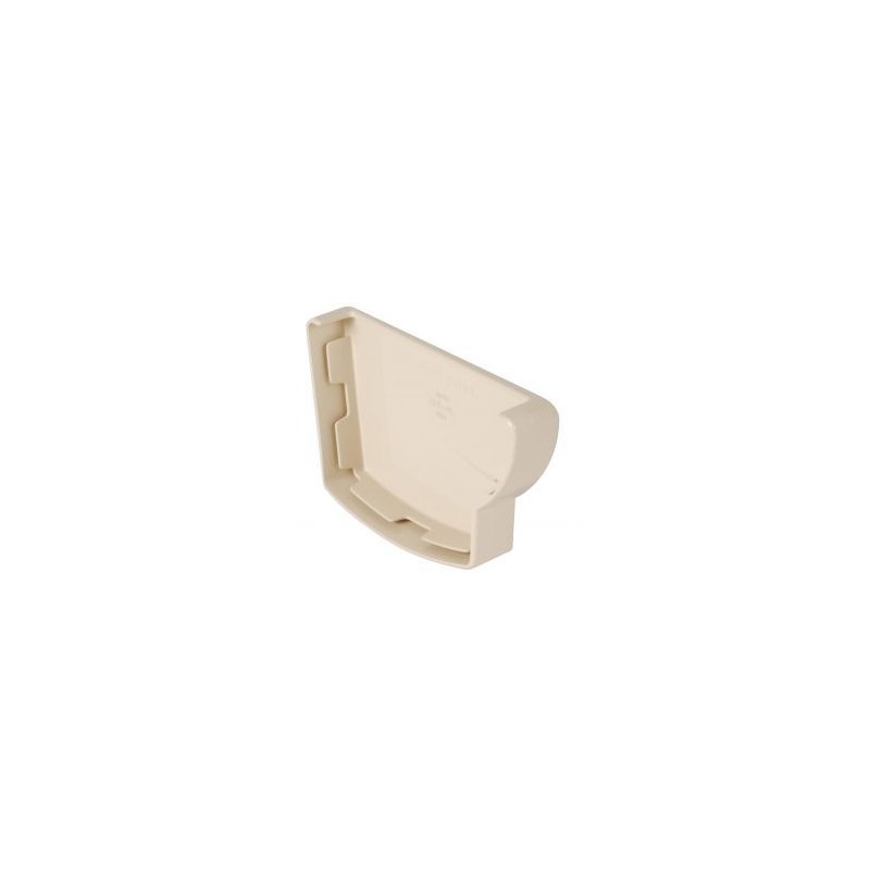 Nicoll Ovation LG28 PVC-Ti eindstuk goot rechts beige